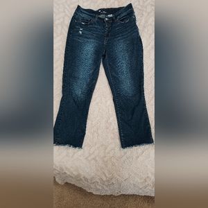 Fringe High Rise Jeans